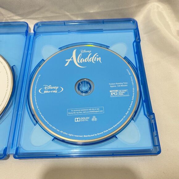 Aladdin Blu-ray DVD And Digital Copy 2019 With Case - Picture 13 of 14